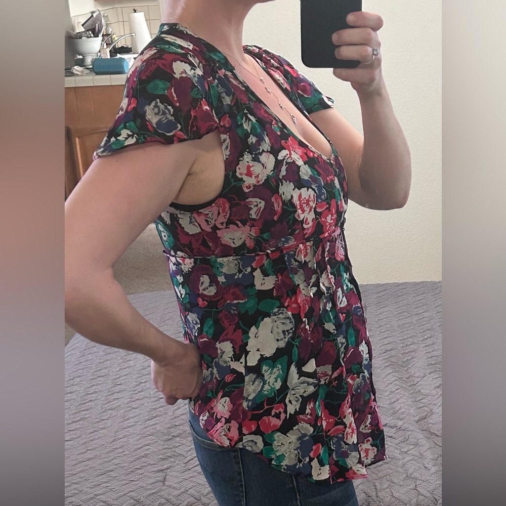 Bcbgeneration Blouse. Multi Color. Size 8 - image 8